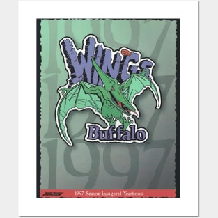 Buffalo Wings Roller Hockey Inaugural Yearbook Posters and Art